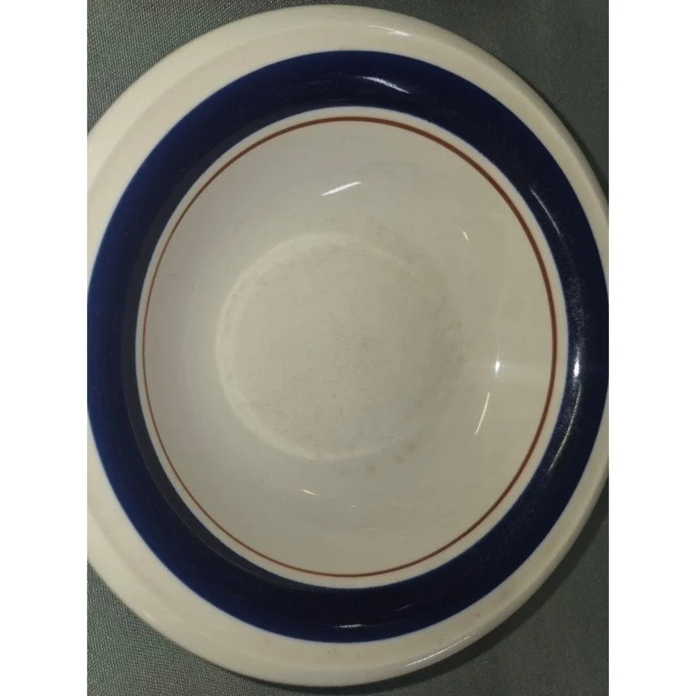 Westminster Blue Mist Cereal Bowls Set of 2 Japan Stoneware Blue White Brown